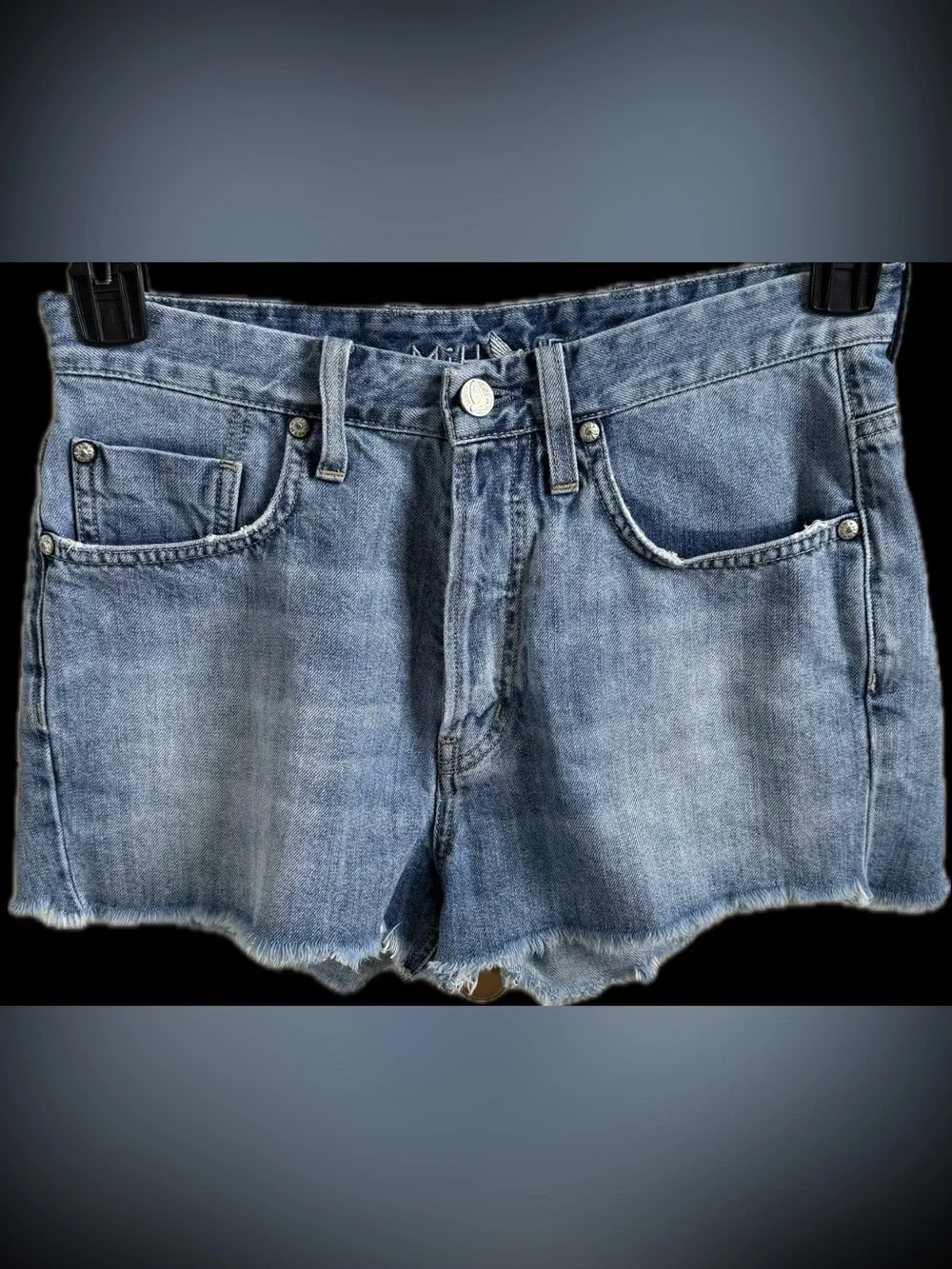 Mih Women's Light Blue Denim Cutoff Shorts
